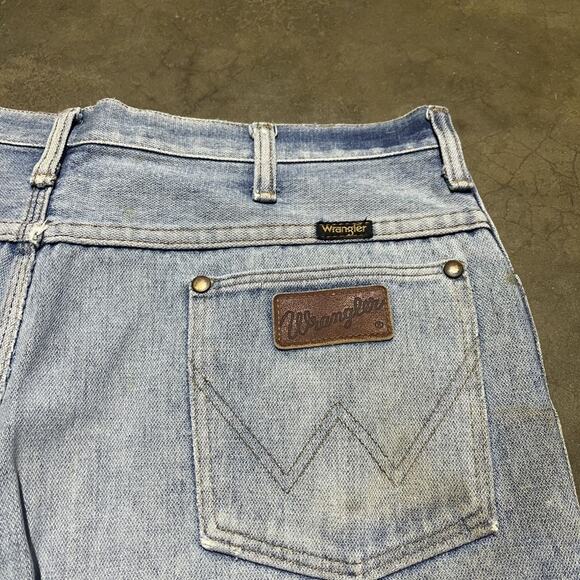 Vintage 70s Wrangler Blue Western Jeans 36x30 - Picture 4 of 7